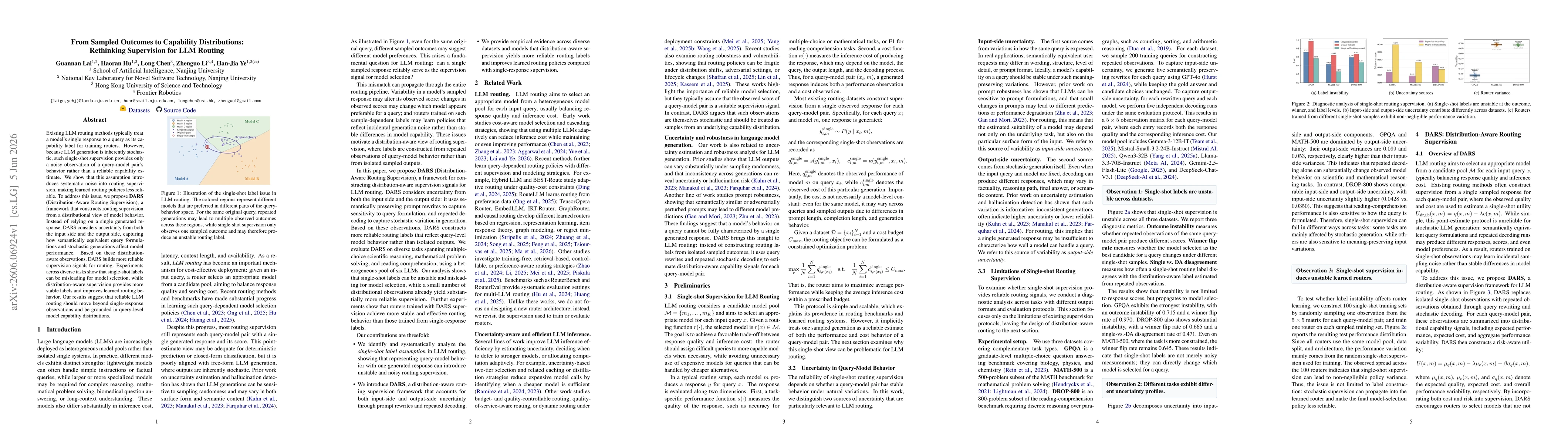 Thumbnail for From Sampled Outcomes to Capability Distributions: Rethinking Supervision for LLM Routing