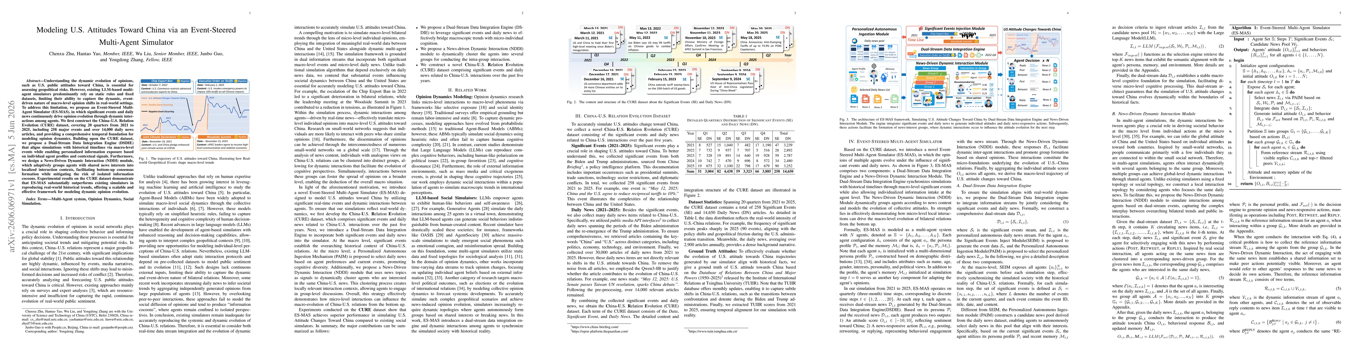 Thumbnail for Modeling U.S. Attitudes Toward China via an Event-Steered Multi-Agent Simulator