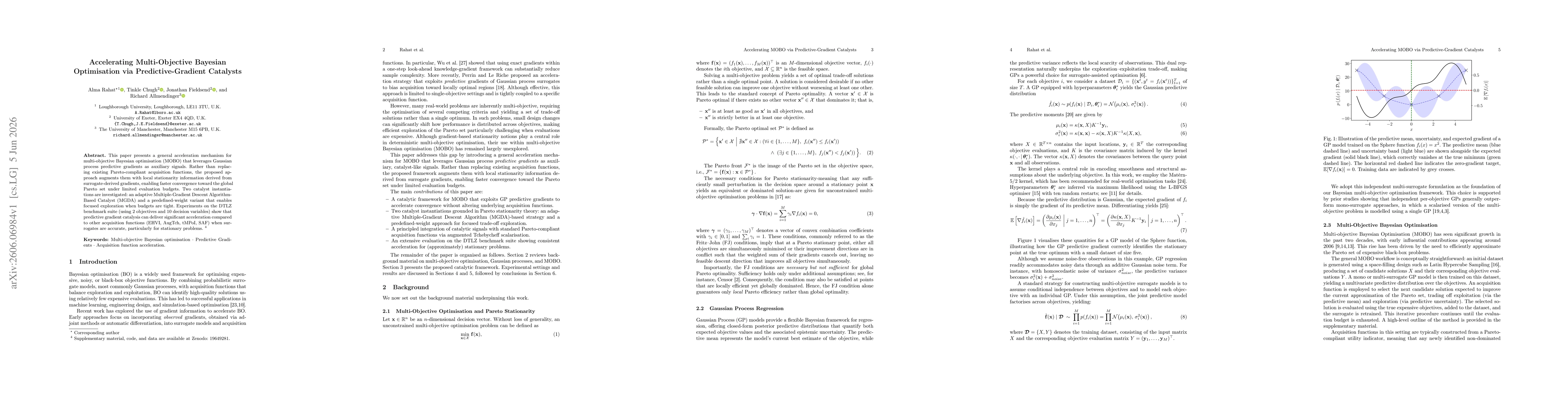 Thumbnail for Accelerating Multi-Objective Bayesian Optimisation via Predictive-Gradient Catalysts