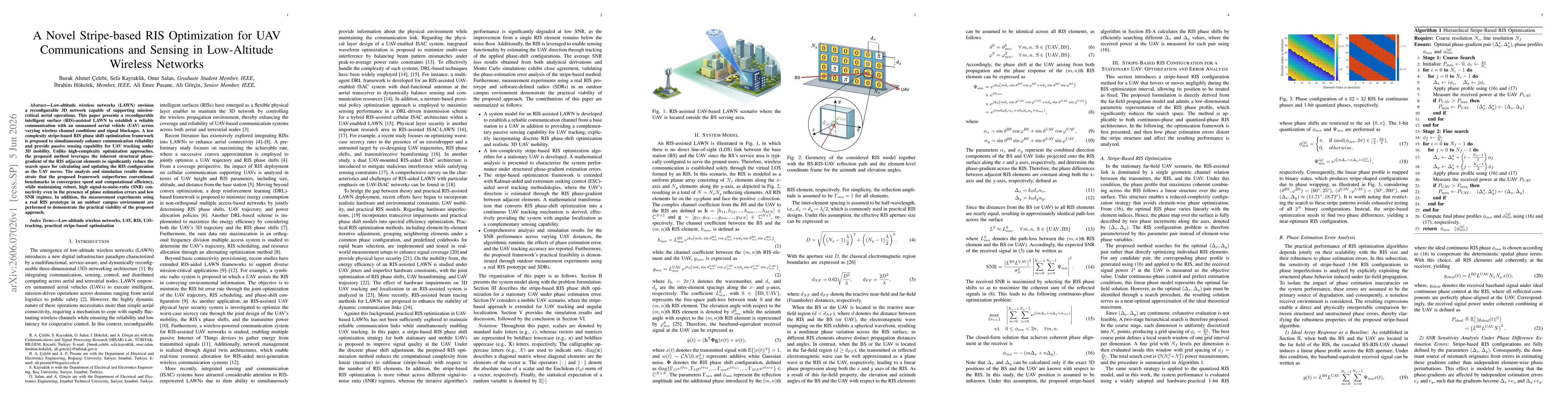 Thumbnail for A Novel Stripe-based RIS Optimization for UAV Communications and Sensing in Low-Altitude Wireless Networks