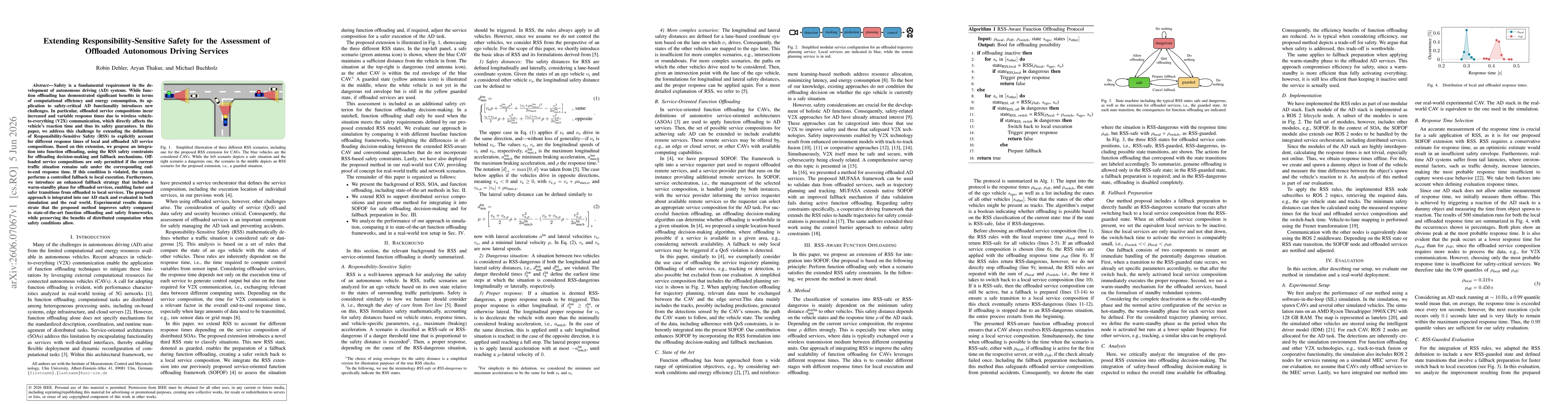 Thumbnail for Extending Responsibility-Sensitive Safety for the Assessment of Offloaded Autonomous Driving Services