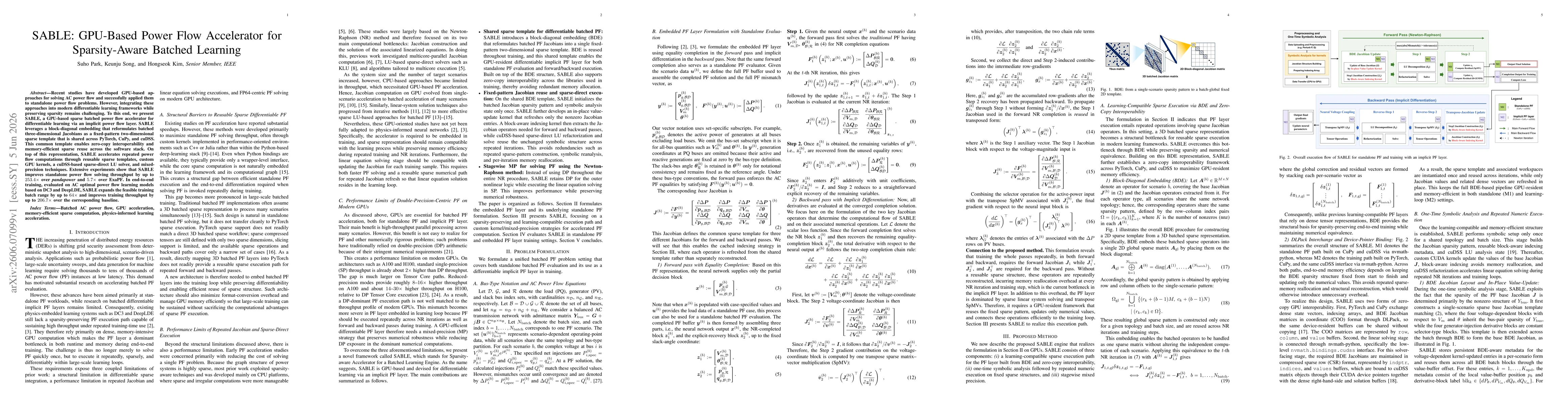 Thumbnail for SABLE: GPU-Based Power Flow Accelerator for Sparsity-Aware Batched Learning