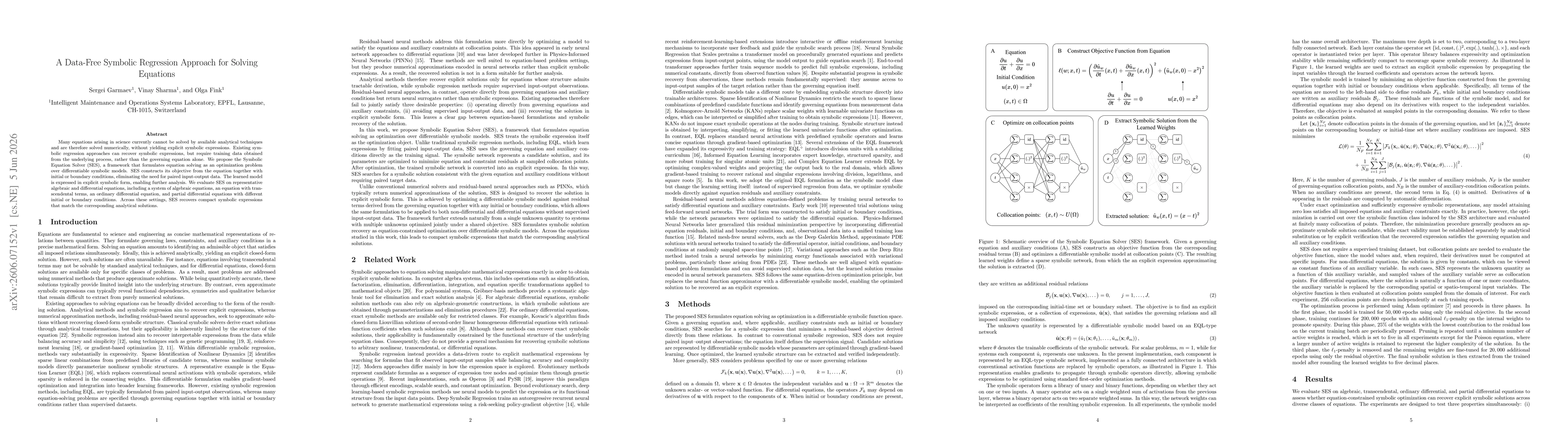 Thumbnail for A Data-Free Symbolic Regression Approach for Solving Equations
