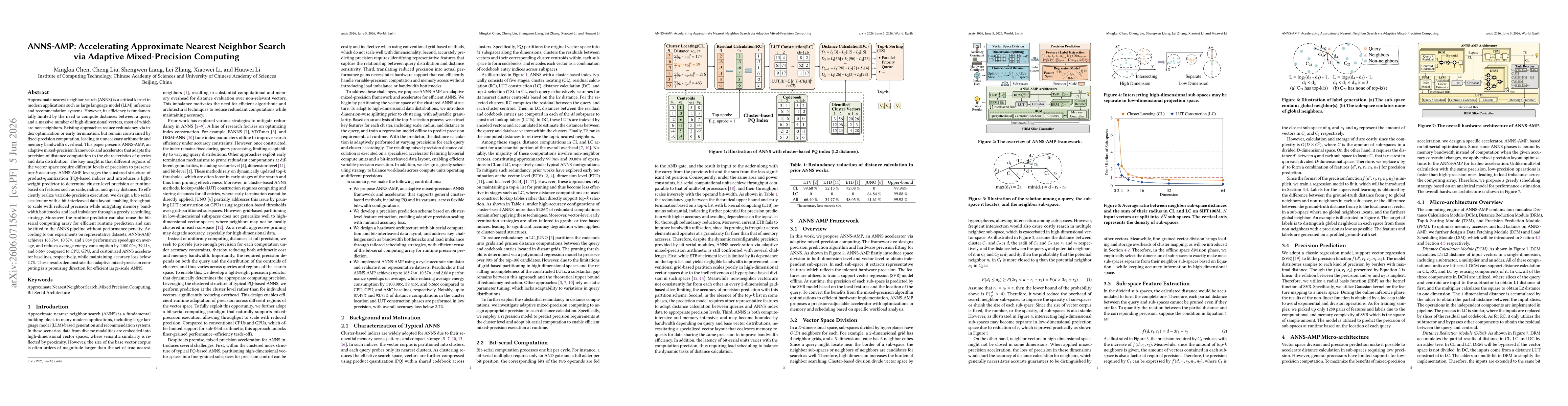 Thumbnail for ANNS-AMP: Accelerating Approximate Nearest Neighbor Search via Adaptive Mixed-Precision Computing
