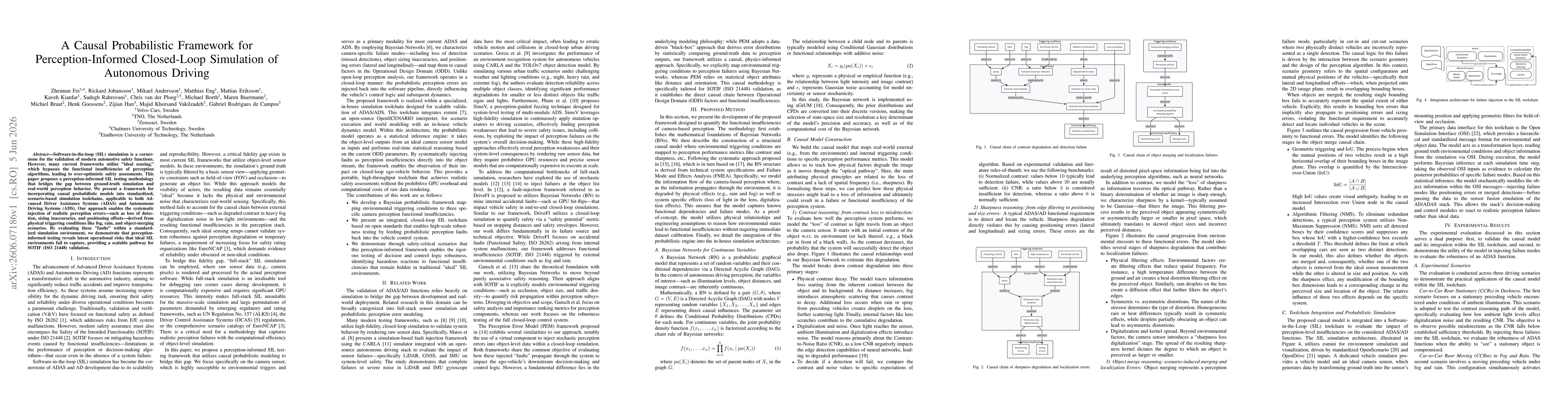 Thumbnail for A Causal Probabilistic Framework for Perception-Informed Closed-Loop Simulation of Autonomous Driving