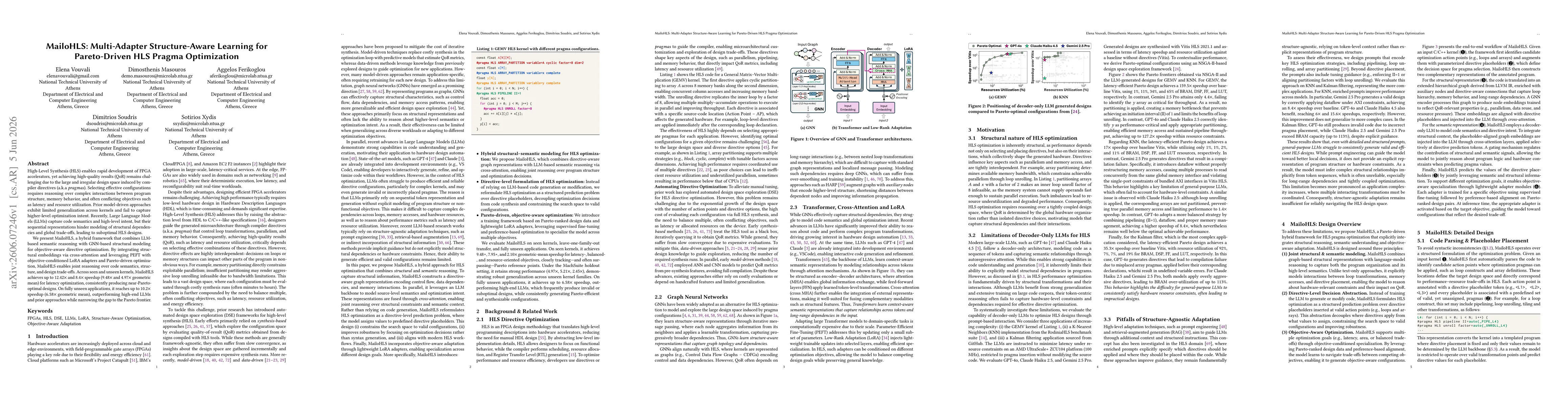 Thumbnail for MailoHLS: Multi-Adapter Structure-Aware Learning for Pareto-Driven HLS Pragma Optimization