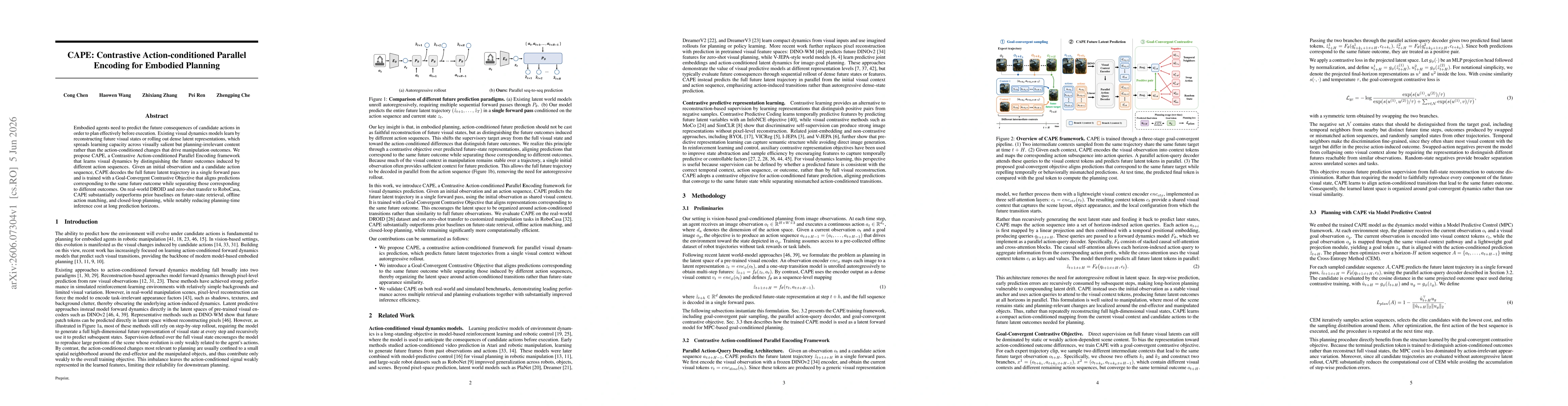 Thumbnail for CAPE: Contrastive Action-conditioned Parallel Encoding for Embodied Planning