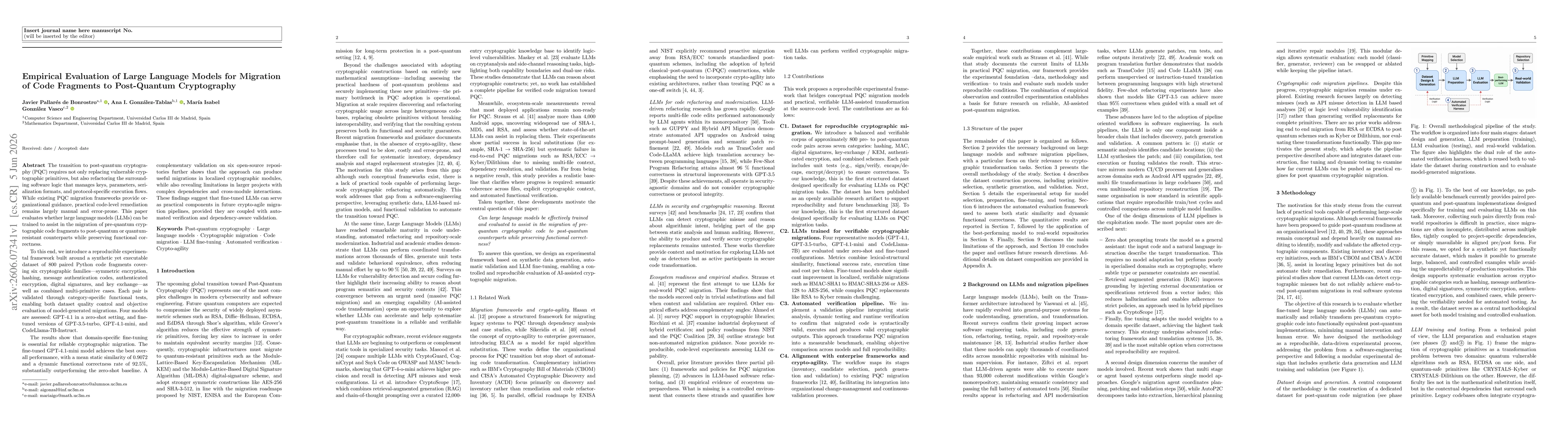 Thumbnail for Empirical Evaluation of Large Language Models for Migration of Code Fragments to Post-Quantum Cryptography