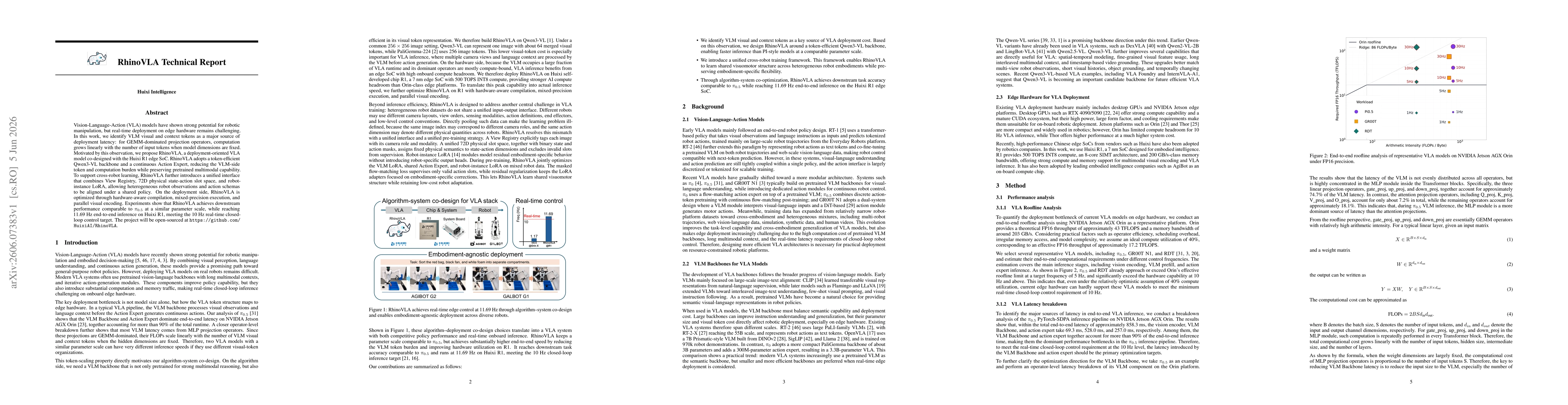 Thumbnail for RhinoVLA Technical Report