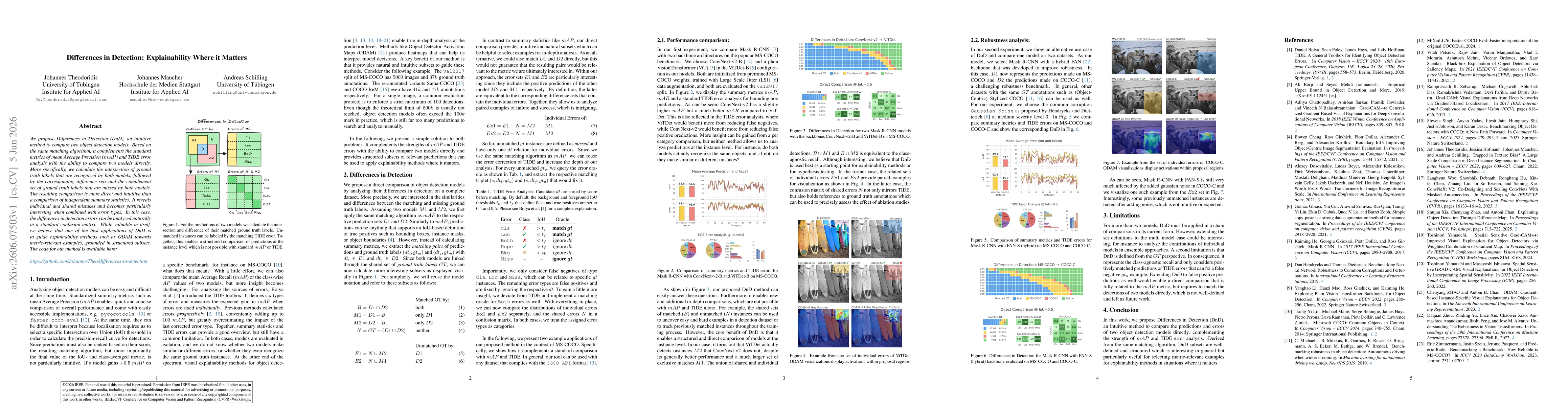Thumbnail for Differences in Detection: Explainability Where it Matters