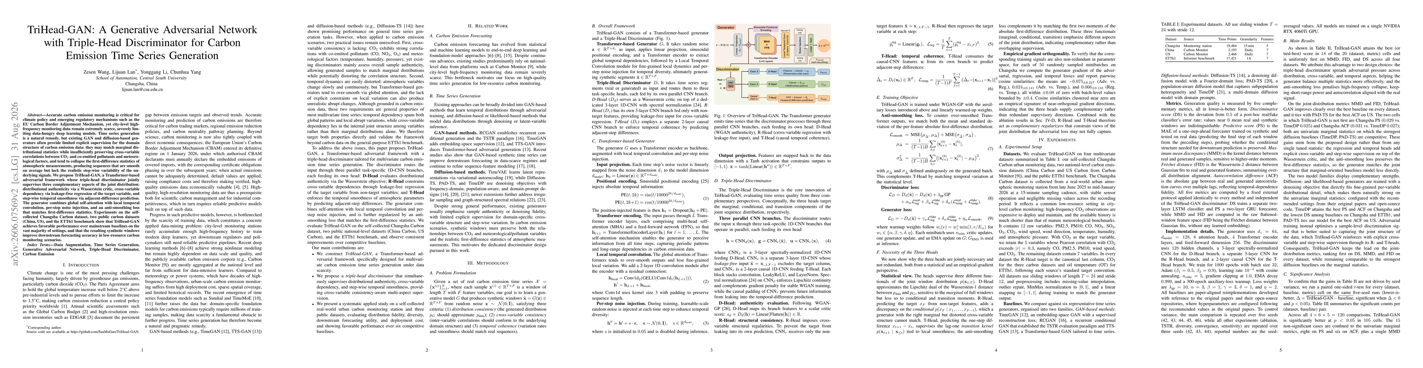 Thumbnail for TriHead-GAN: A Generative Adversarial Network with Triple-Head Discriminator for Carbon Emission Time Series Generation