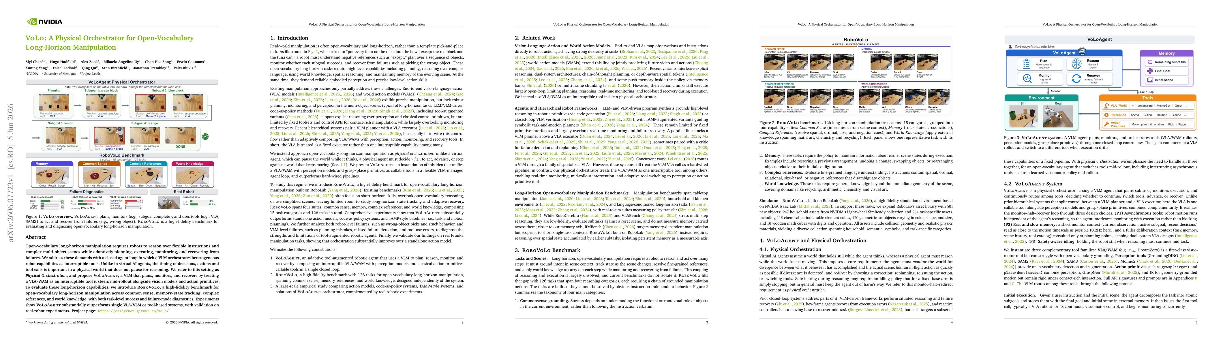 Thumbnail for VoLo: A Physical Orchestrator for Open-Vocabulary Long-Horizon Manipulation
