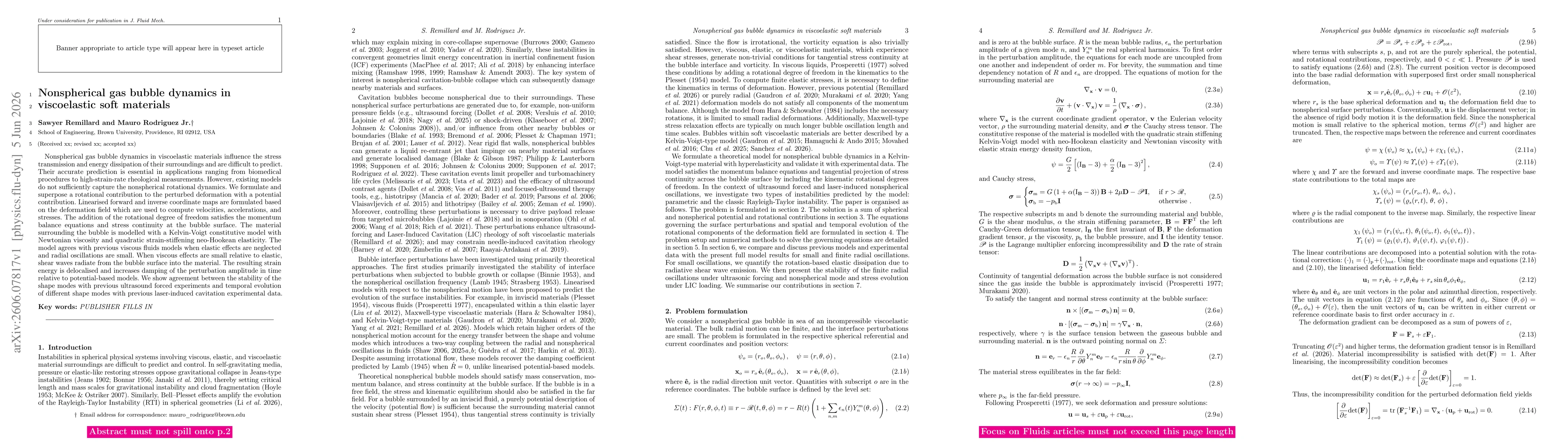 Thumbnail for Nonspherical gas bubble dynamics in viscoelastic soft materials
