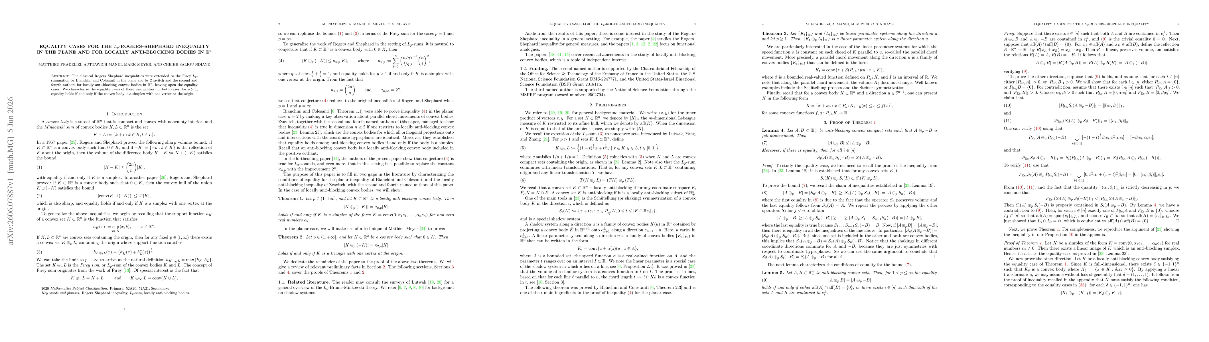 Thumbnail for Equality cases for the $L_p$-Rogers--Shephard inequality in the plane and for locally anti-blocking bodies in $\mathbb{R}^n$