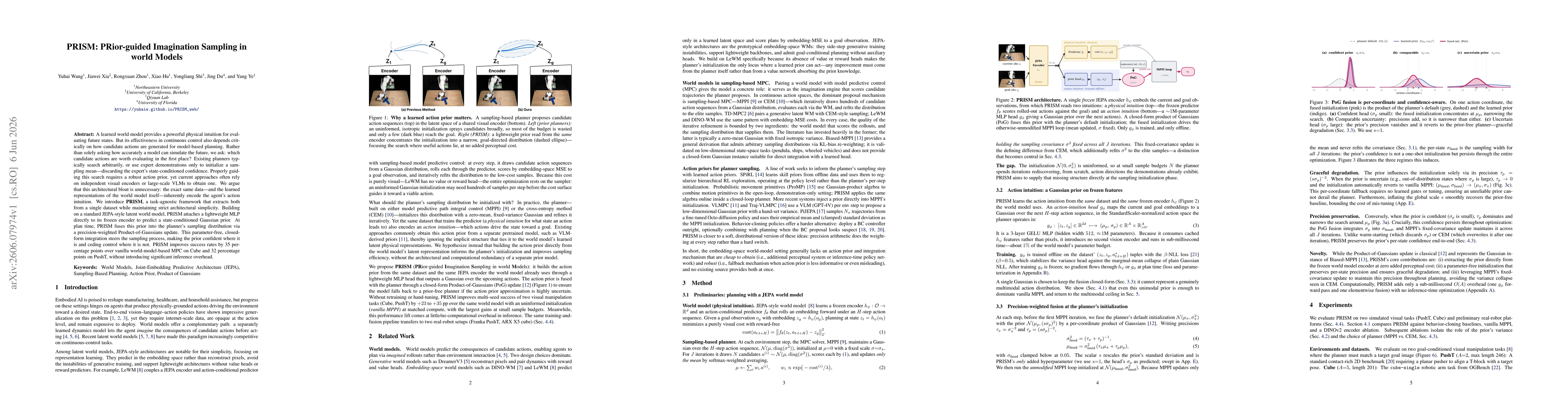 Thumbnail for PRISM: PRior-guided Imagination Sampling in world Models