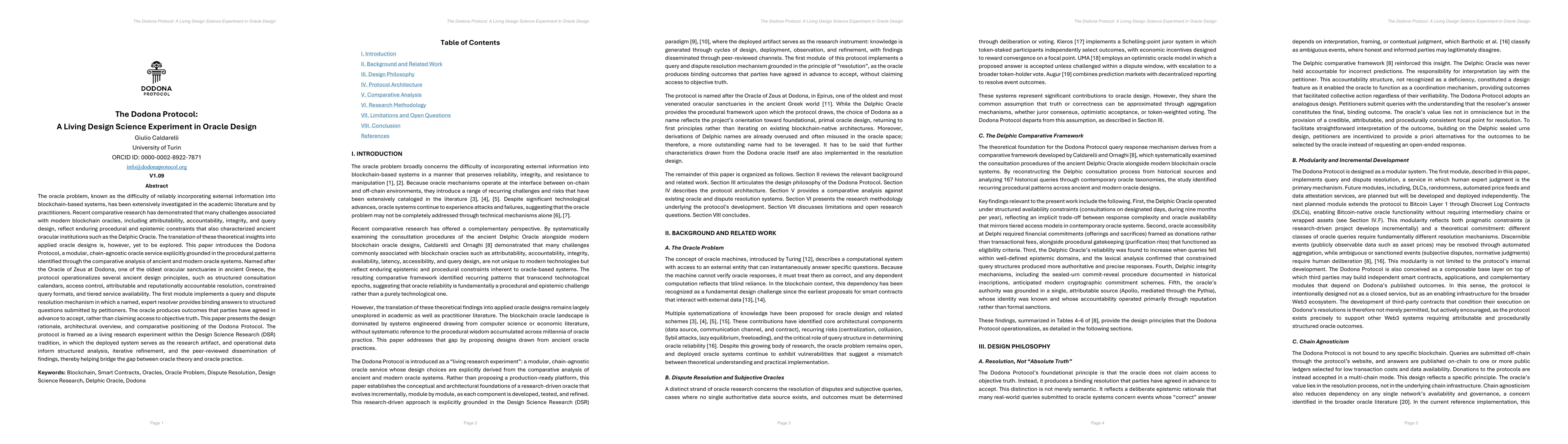 Thumbnail for The Dodona Protocol: A Living Design Science Experiment in Oracle Design