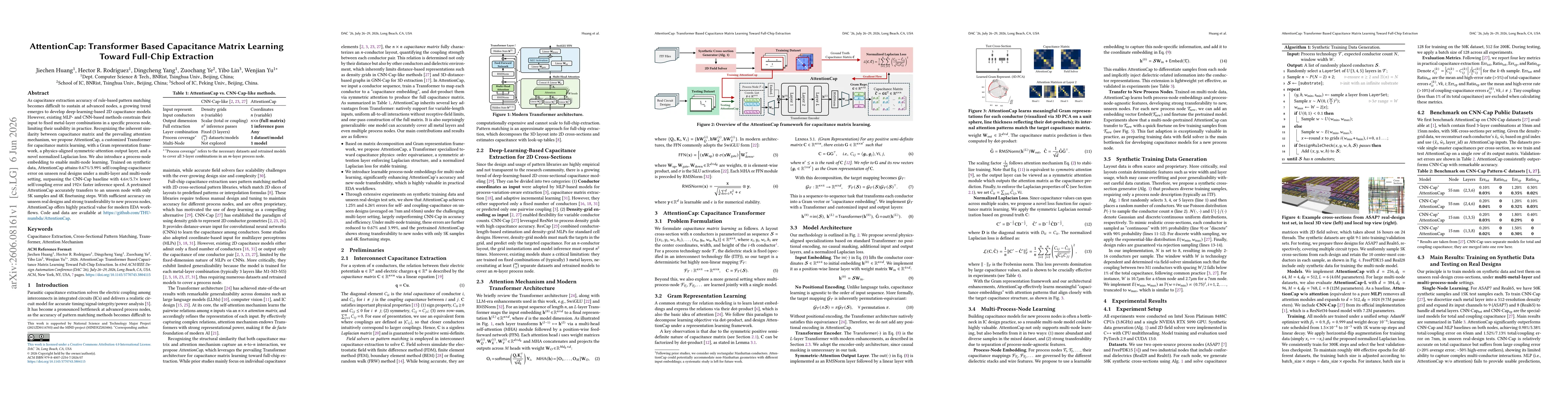 Thumbnail for AttentionCap: Transformer Based Capacitance Matrix Learning Toward Full-Chip Extraction
