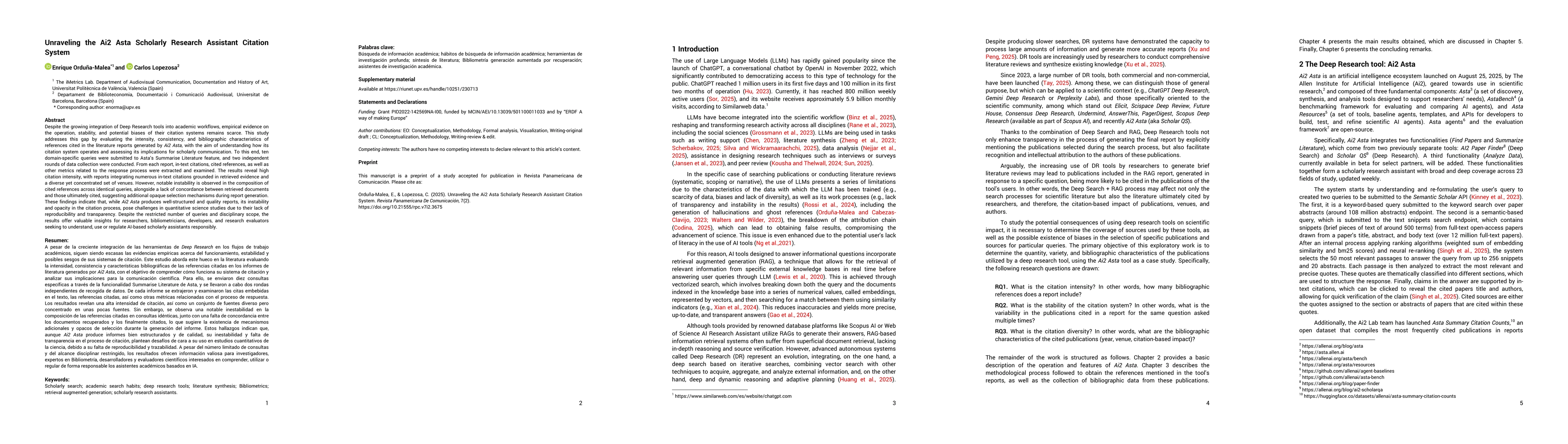 Thumbnail for Unraveling the Ai2 Asta Scholarly Research Assistant Citation System