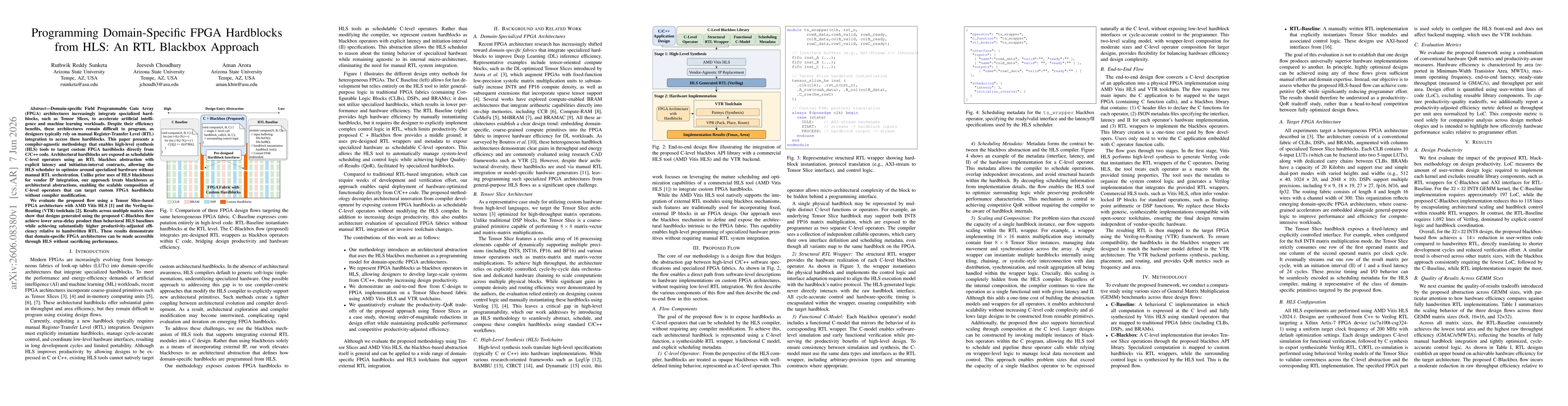 Thumbnail for Programming Domain-Specific FPGA Hardblocks from HLS: An RTL Blackbox Approach