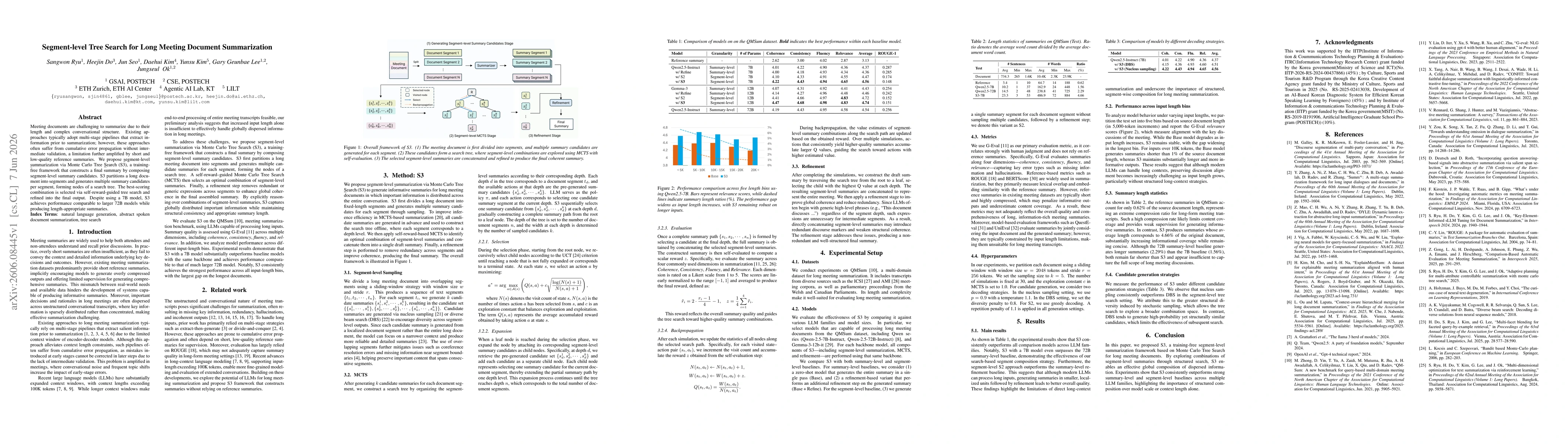 Thumbnail for Segment-level Tree Search for Long Meeting Document Summarization
