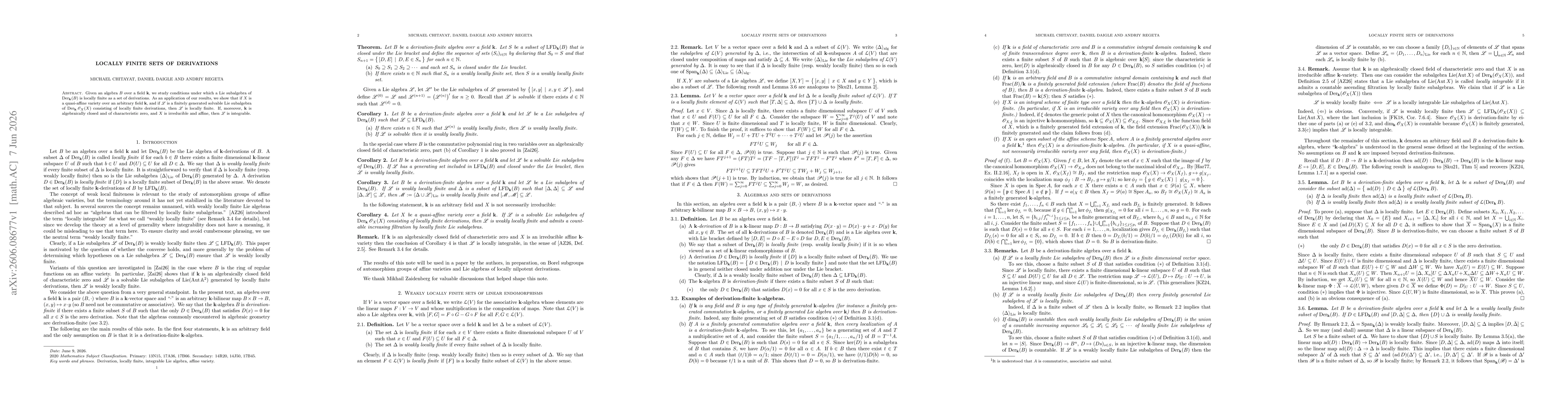 Thumbnail for Locally finite sets of derivations