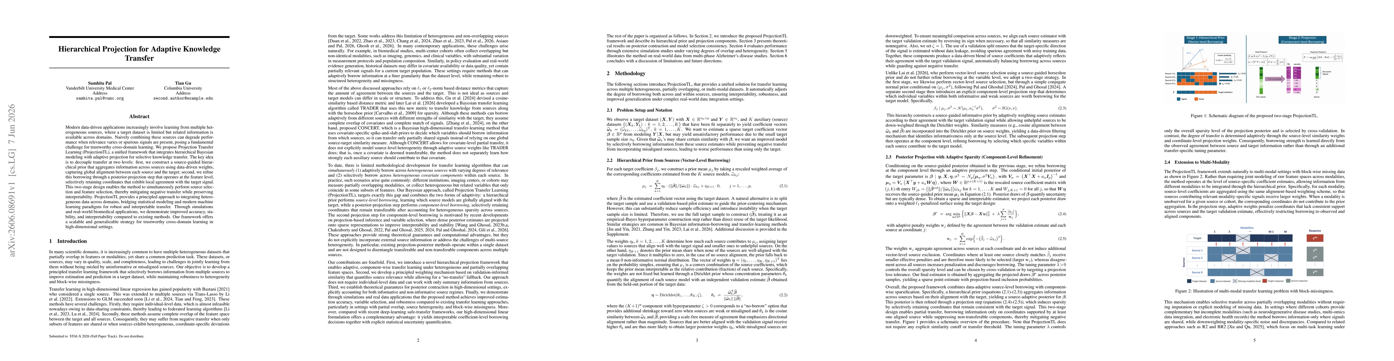 Thumbnail for Hierarchical Projection for Adaptive Knowledge Transfer