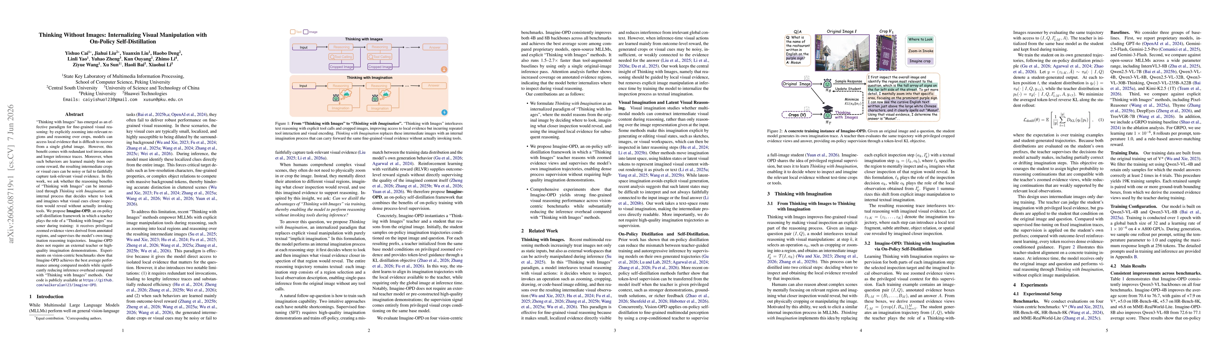 Thumbnail for Thinking Without Images: Internalizing Visual Manipulation with On-Policy Self-Distillation