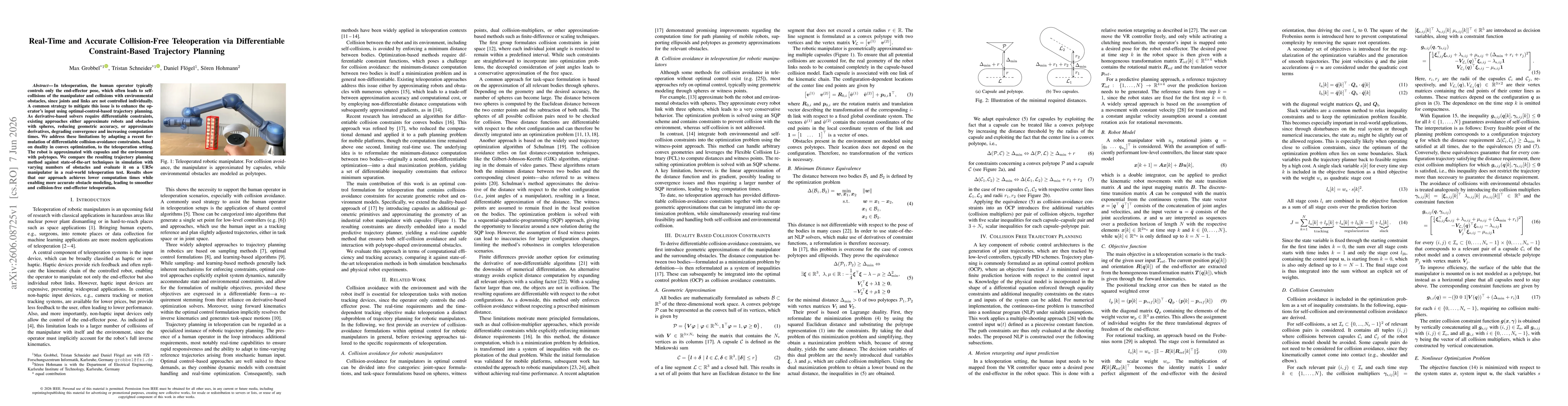 Thumbnail for Real-Time and Accurate Collision-Free Teleoperation via Differentiable Constraint-Based Trajectory Planning
