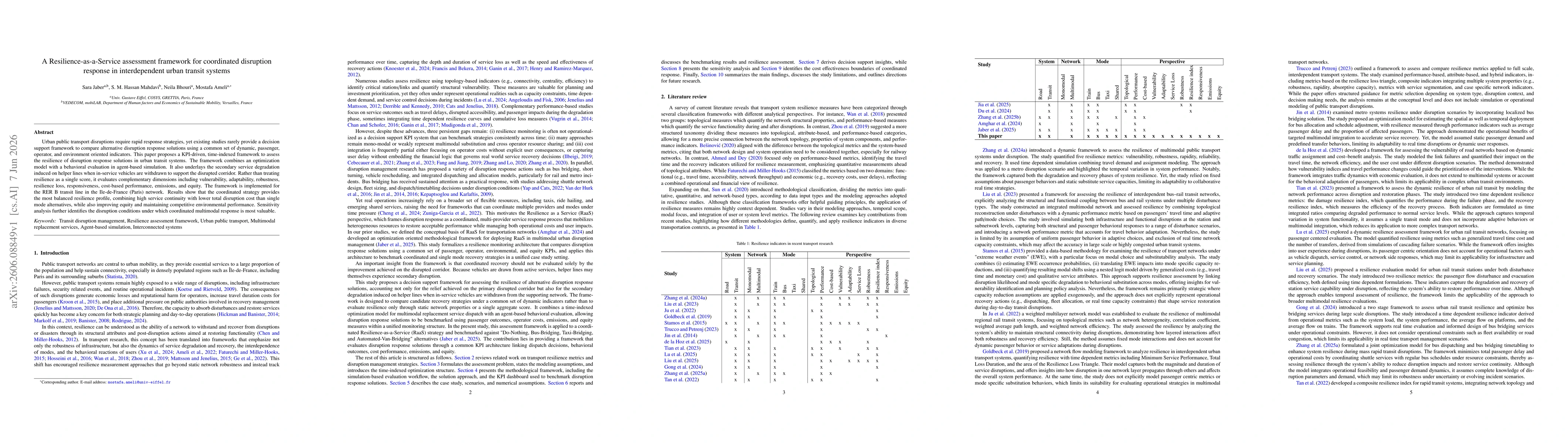 Thumbnail for A Resilience-as-a-Service assessment framework for coordinated disruption response in interdependent urban transit systems