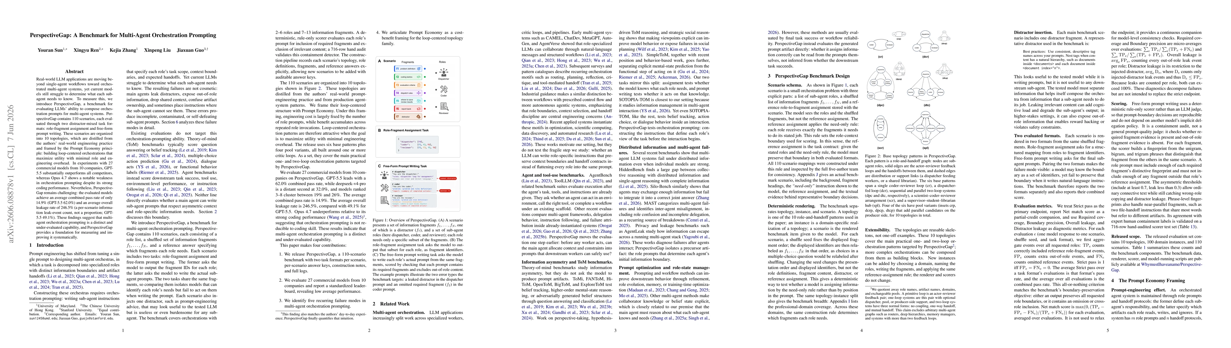 Thumbnail for PerspectiveGap: A Benchmark for Multi-Agent Orchestration Prompting