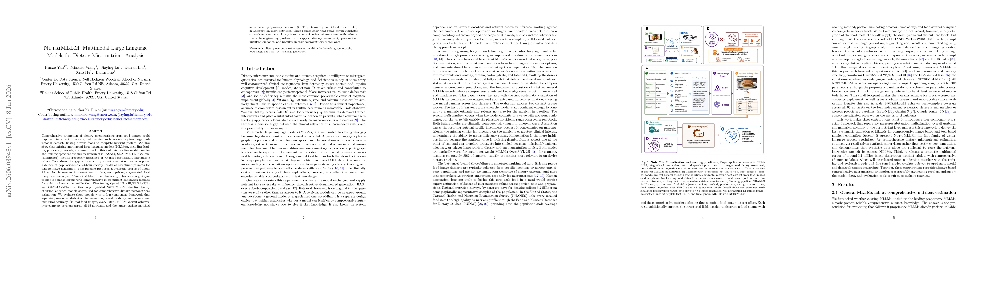 Thumbnail for NutriMLLM: Multimodal Large Language Models for Dietary Micronutrient Analysis