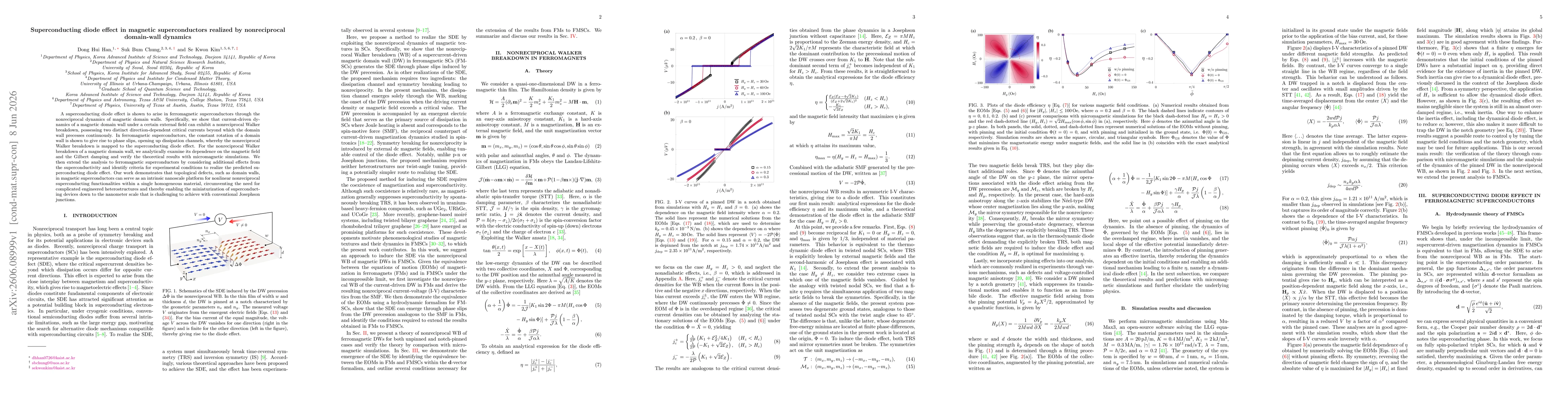 Thumbnail for Superconducting diode effect in magnetic superconductors realized by nonreciprocal domain-wall dynamics
