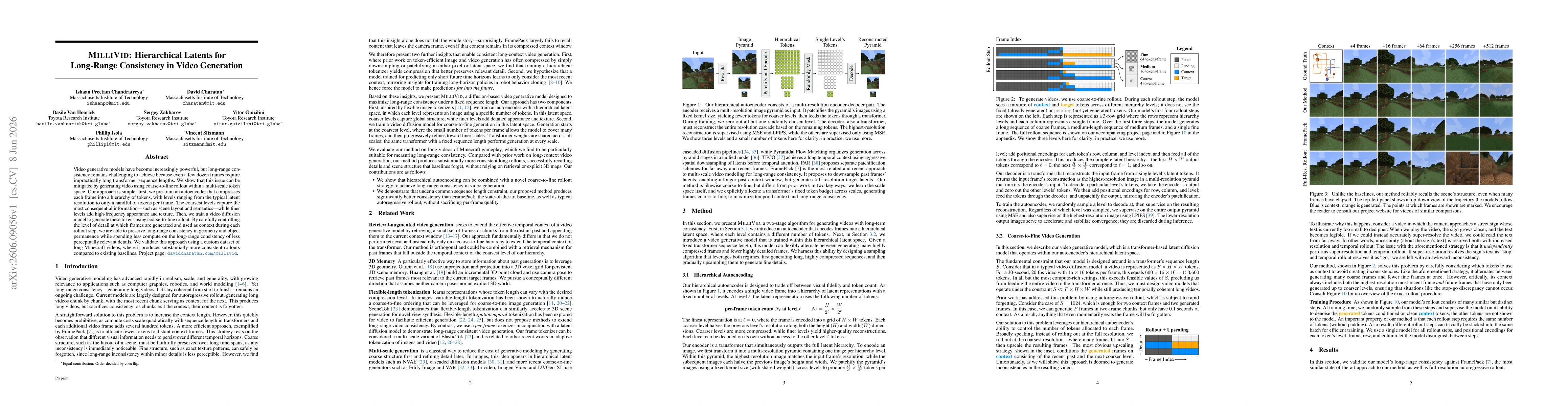 Thumbnail for MilliVid: Hierarchical Latents for Long-Range Consistency in Video Generation