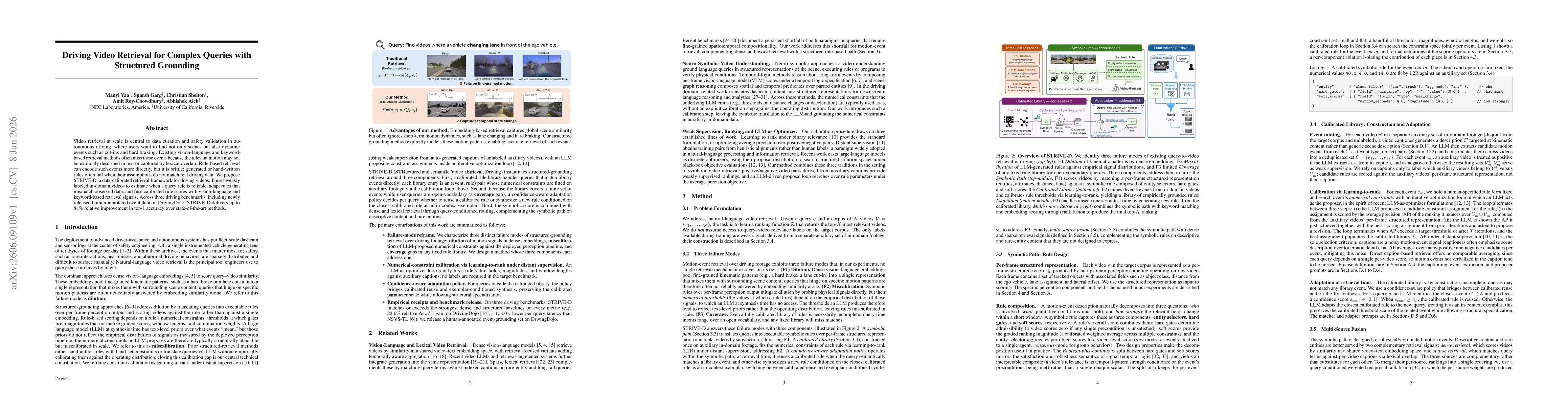 Thumbnail for Driving Video Retrieval for Complex Queries with Structured Grounding