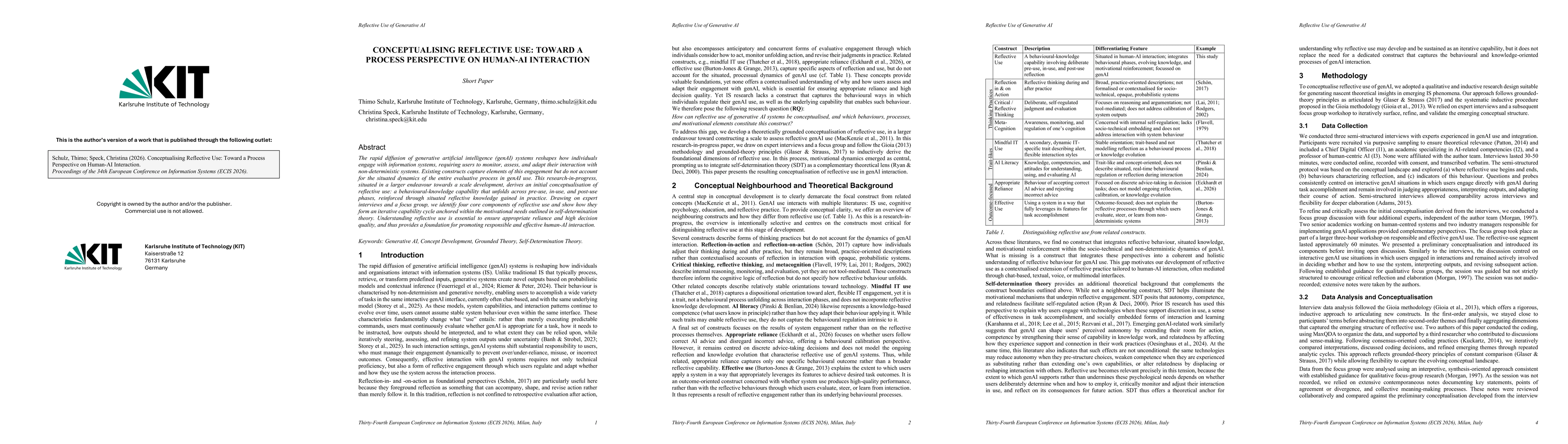 Thumbnail for Conceptualising Reflective Use: Toward A Process Perspective On Human-AI Interaction