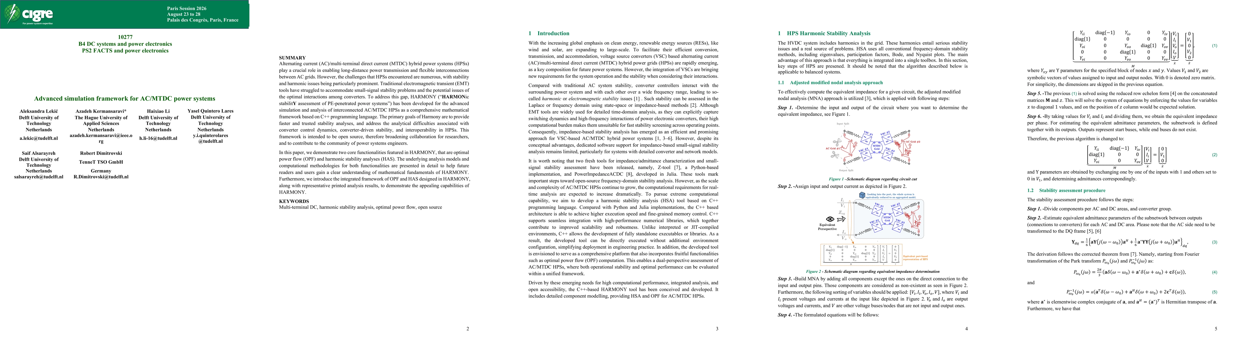 Thumbnail for Advanced simulation framework for AC/MTDC power systems