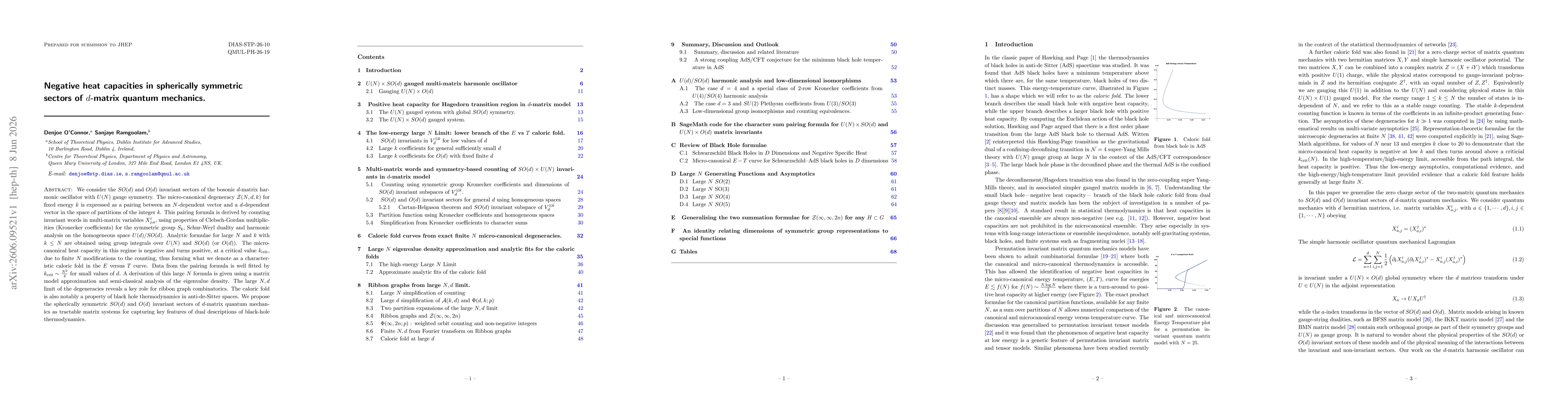 Thumbnail for Negative heat capacities in spherically symmetric sectors of $d$-matrix quantum mechanics