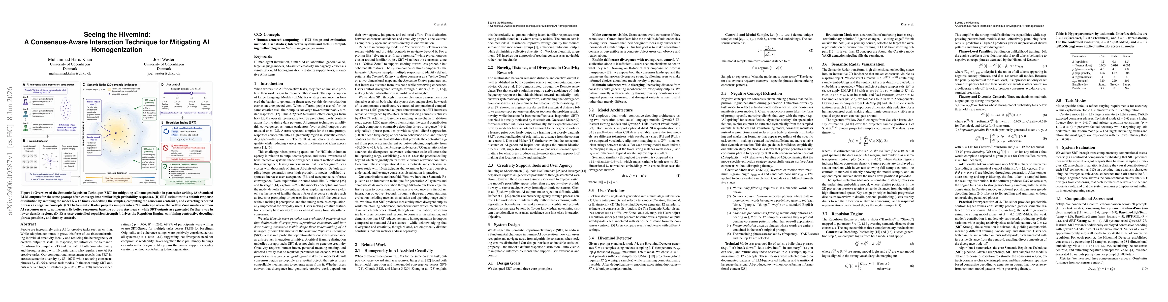 Thumbnail for Seeing the Hivemind: A Consensus-Aware Interaction Technique for Mitigating AI Homogenization