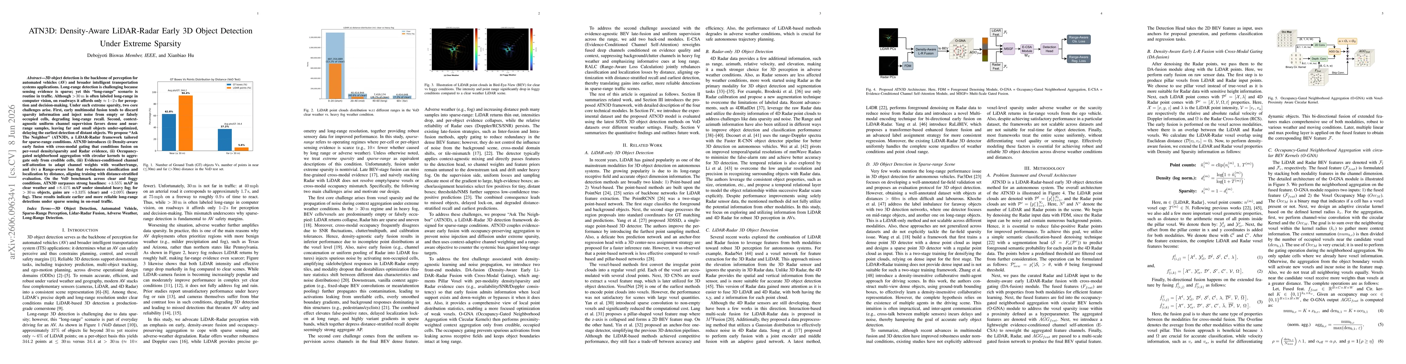 Thumbnail for ATN3D: Density-Aware LiDAR-Radar Early 3D Object Detection Under Extreme Sparsity