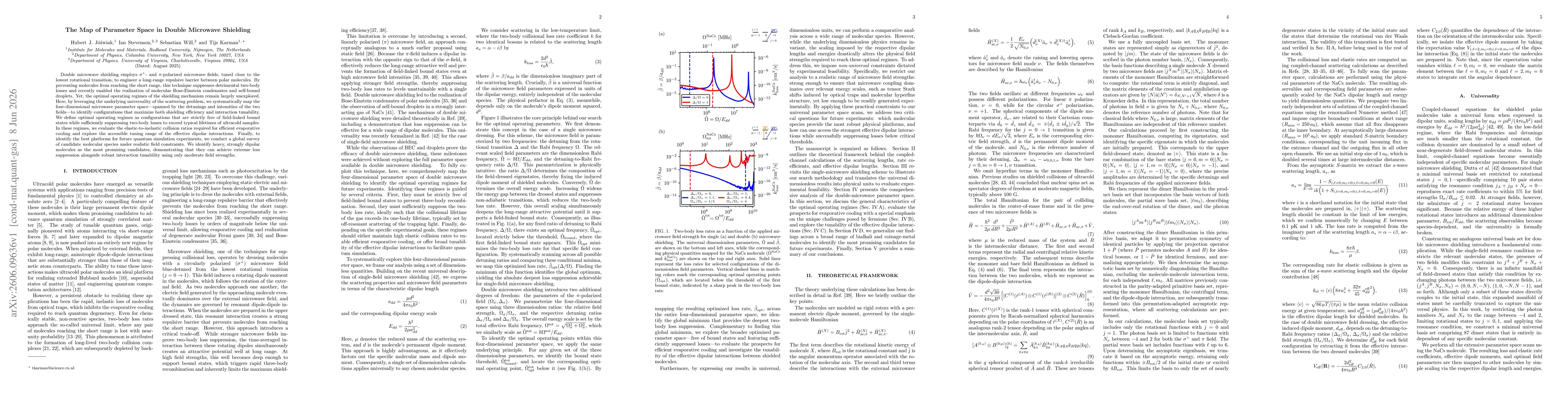 Thumbnail for The Map of Parameter Space in Double Microwave Shielding