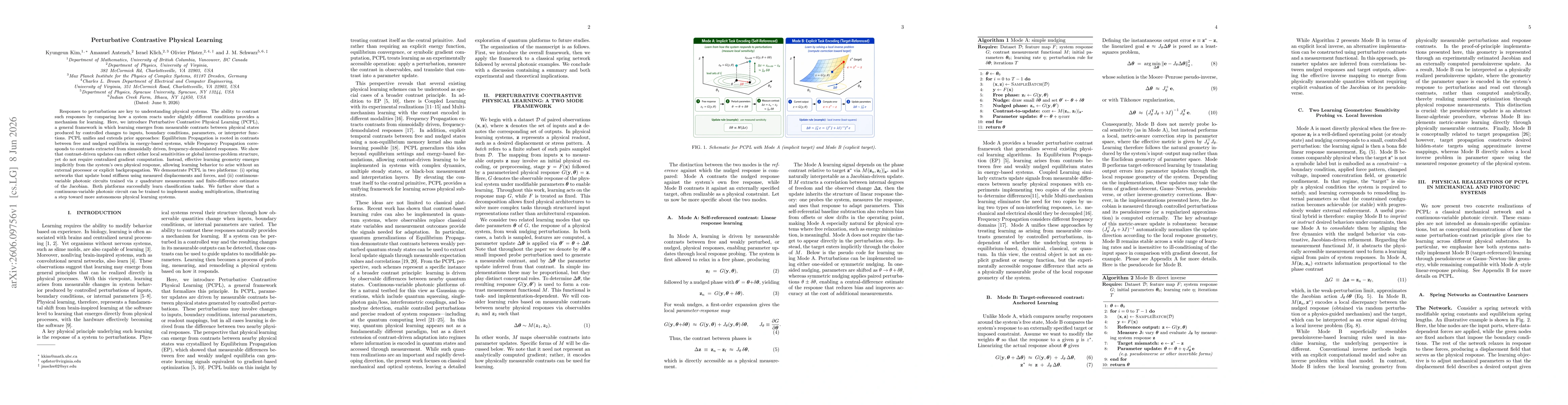 Thumbnail for Perturbative Contrastive Physical Learning