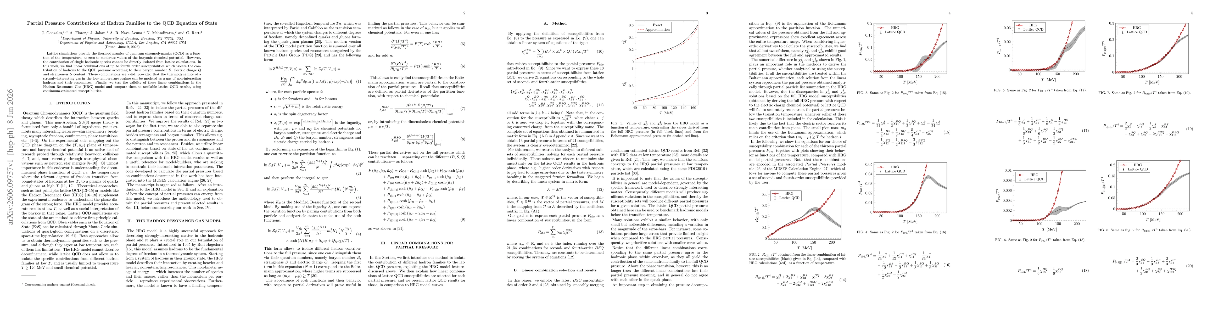 Thumbnail for Partial Pressure Contributions of Hadron Families to the QCD Equation of State