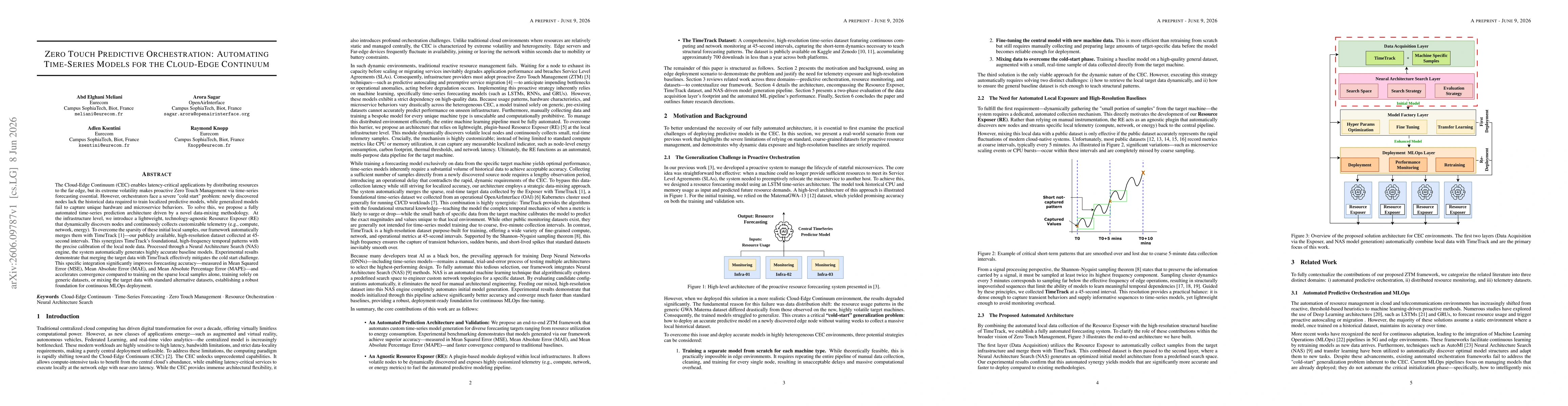 Thumbnail for Zero Touch Predictive Orchestration: Automating Time-Series Models for the Cloud-Edge Continuum