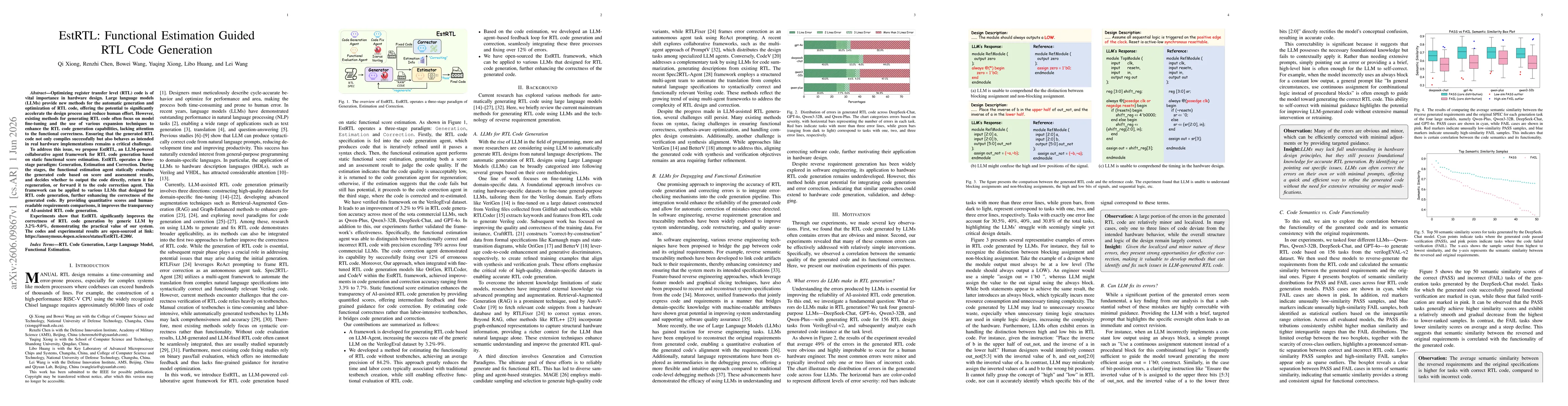 Thumbnail for EstRTL: Functional Estimation Guided RTL Code Generation