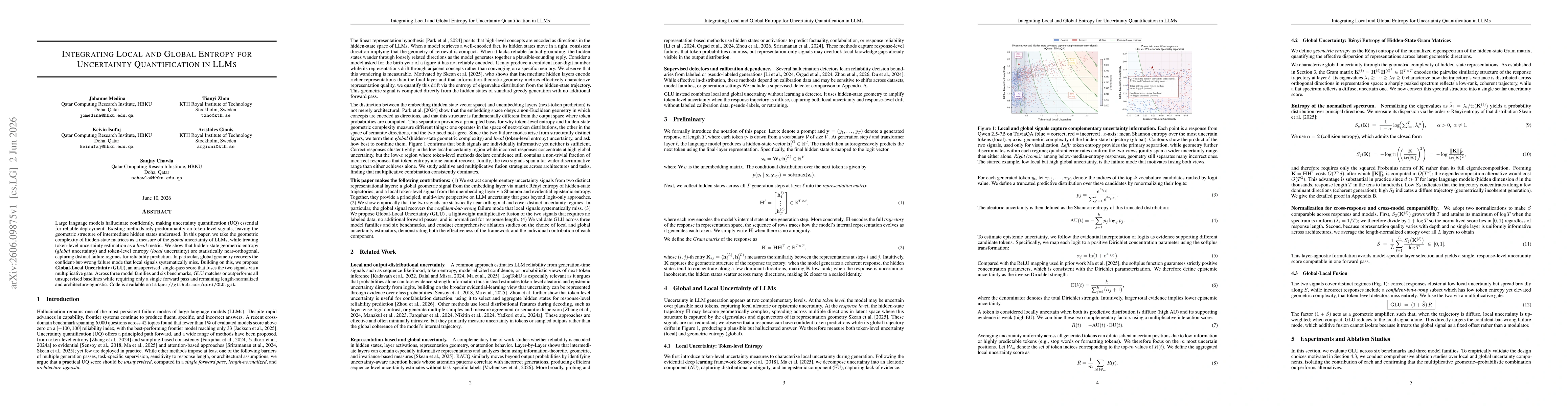 Thumbnail for Integrating Local and Global Entropy for Uncertainty Quantification in LLMs