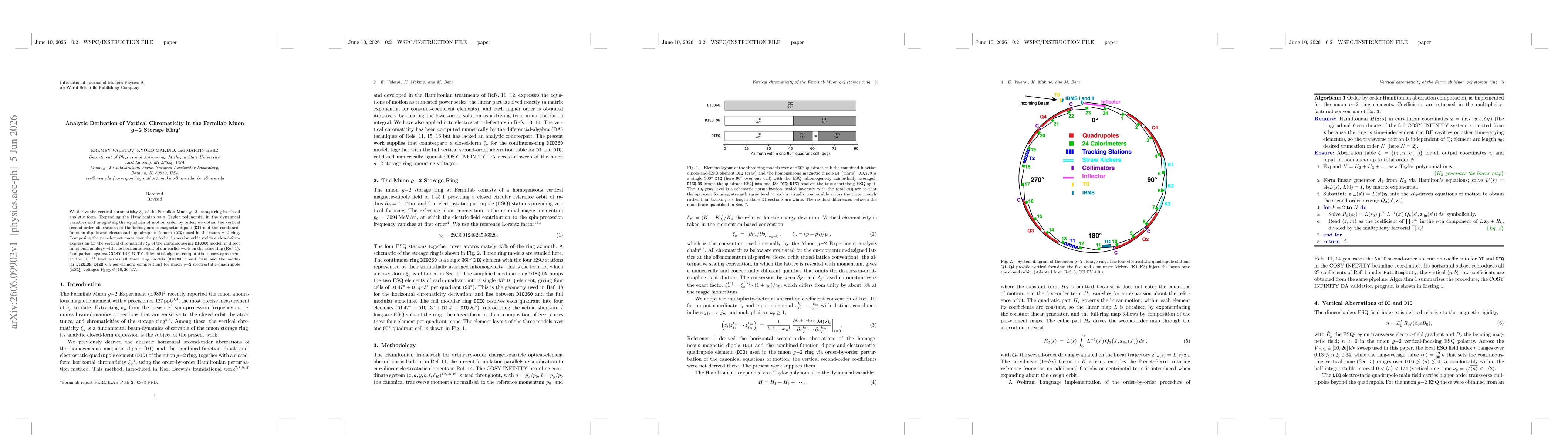 Thumbnail for Analytic Derivation of Vertical Chromaticity in the Fermilab Muon $g{-}2$ Storage Ring