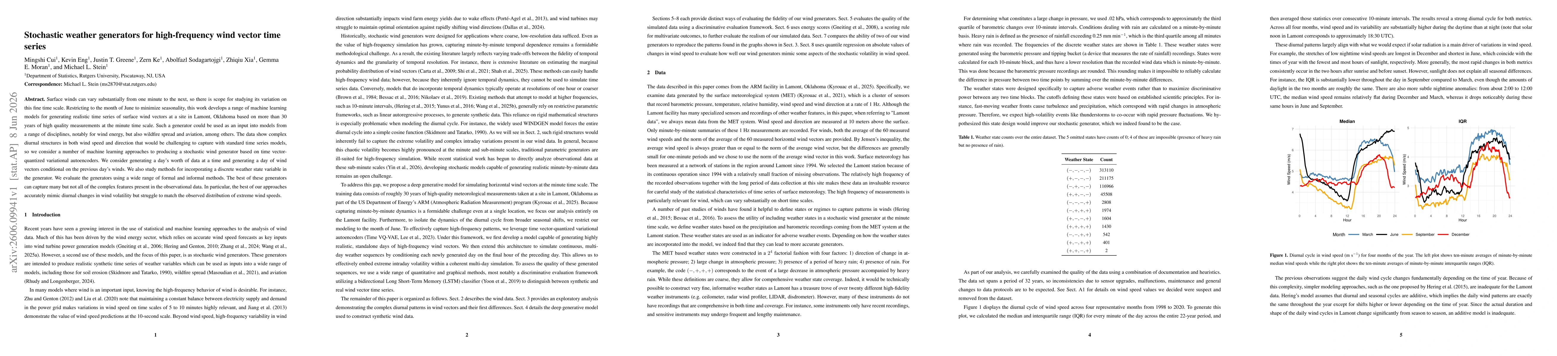 Thumbnail for Stochastic weather generators for high-frequency wind vector time series