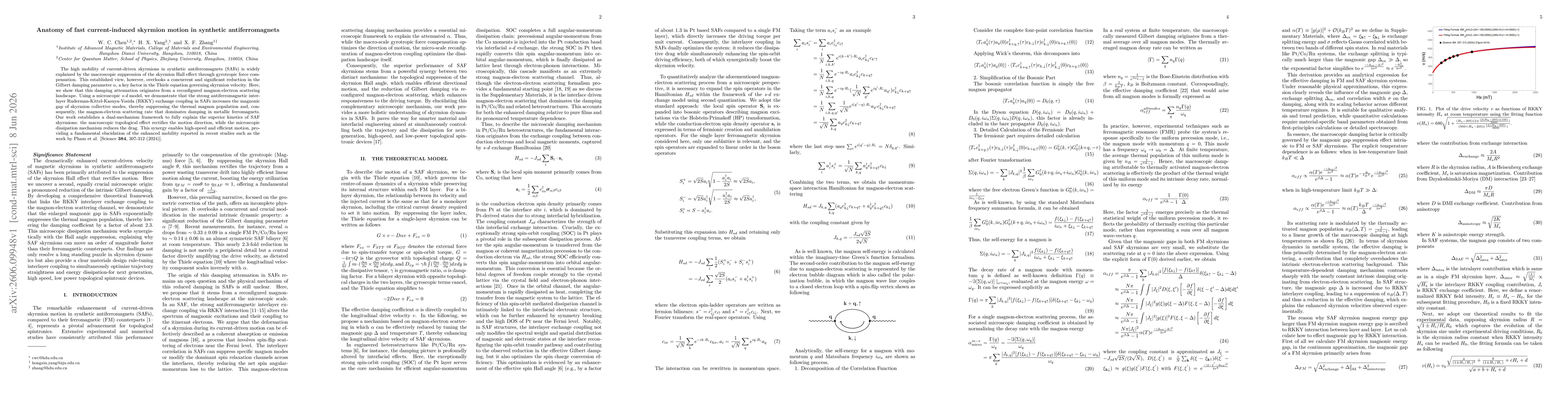 Thumbnail for Anatomy of fast current-induced skyrmion motion in synthetic antiferromagnets