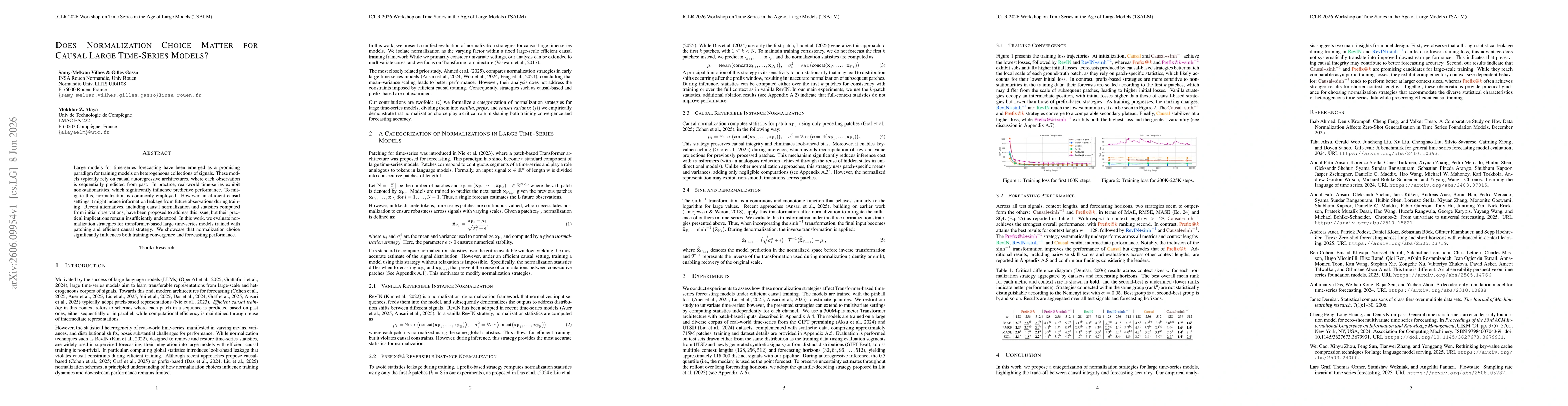 Thumbnail for Does Normalization Choice Matter for Causal Large Time-Series Models?
