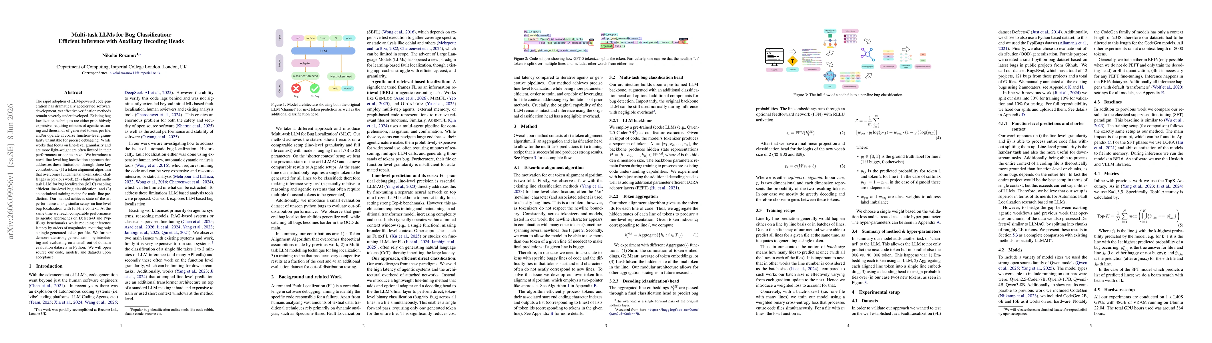 Thumbnail for Multi-task LLMs for Bug Classification: Efficient Inference with Auxiliary Decoding Heads